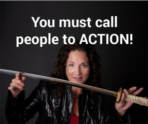 Call people to action